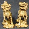 Qilin Small Pair Copper Feng Shui Goods