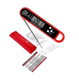 Meat Thermometer Digital, Instant Read Meat Thermometer I for Grill and Cooking Food Thermometer for Kitchen and Outside, BBQ, Turkey, Candy, Liquids, Beef