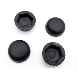 Wheelchair hub caps, Wheelchair Wheel Covers,Dust-Proof and Anti-Rust Cover,Compatible with Most 9Rib Rear Wheel wheelchairs, Transport Chair.STDS4S3603, STDS3J2421, Replacement Parts, (4ea, Black)