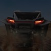 CUSAUTV Smoked Black LED Tail Lights for Polaris RZR XP