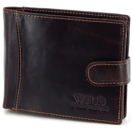 ekavale Wallet 5503, brown, ID pocket