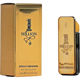 Paco Rabanne 1 Million Perfume for Men – Mini Eau de Toilette Splash, 0.17 Fl Oz