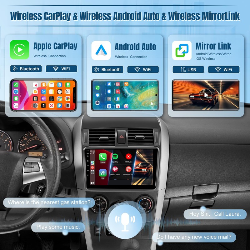 Naifay Android Car Sereo for Toyota Corolla 2009 2010 2011