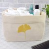 Large 'Yellow Ginkgo Leaf' Canvas Organiser/Storage Bag (OR00031831)