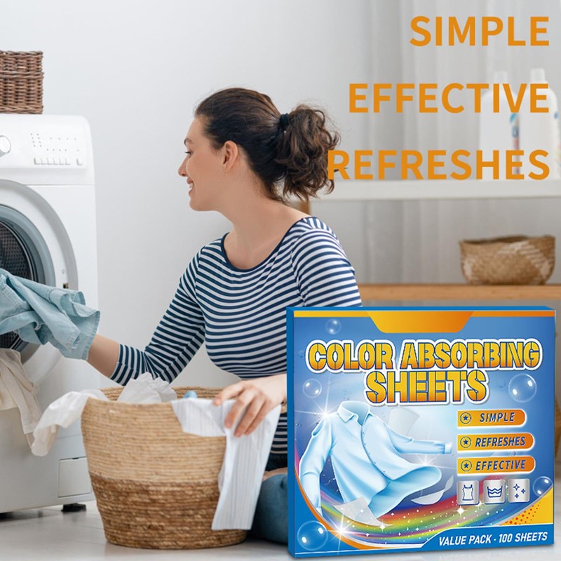 KOAHDE Color Absorber Sheets for Laundry,Colour Catcher Max Protect Laundry