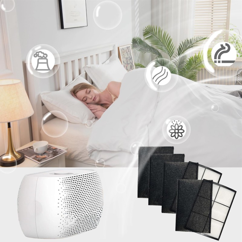 Breeze Tabletop Replacement Filter For Purezone Breeze Tabletop Air Purifier