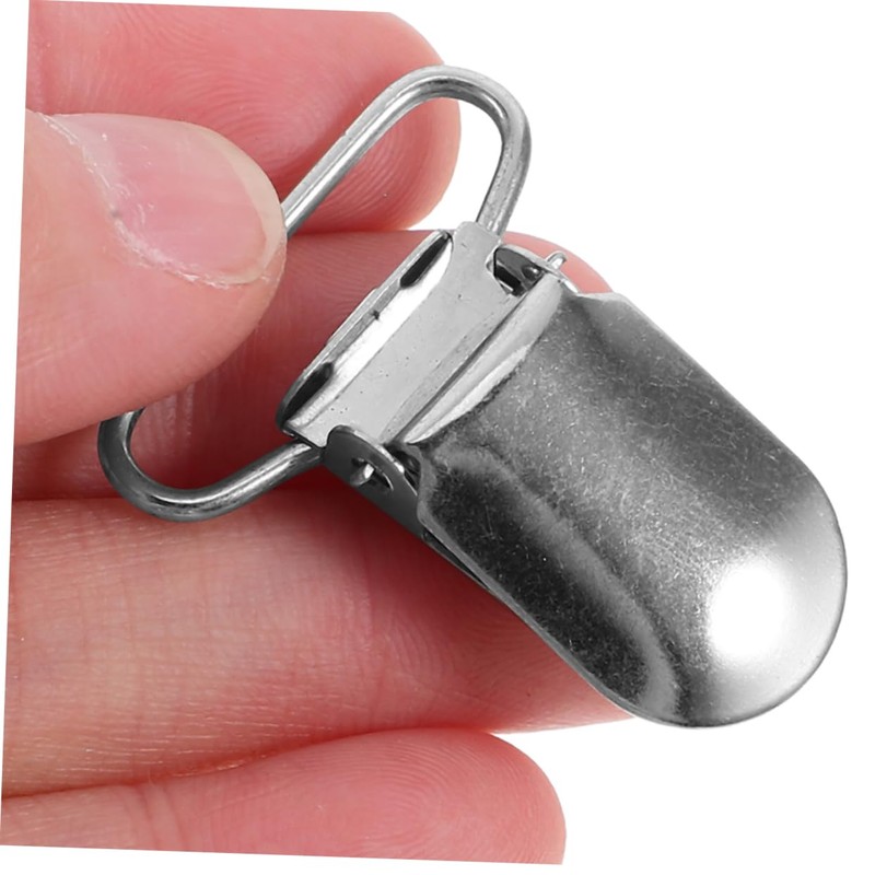 Mobestech 25PCS Metal Suspender Clips Clamps for Tablecloths Sofa Cushions
