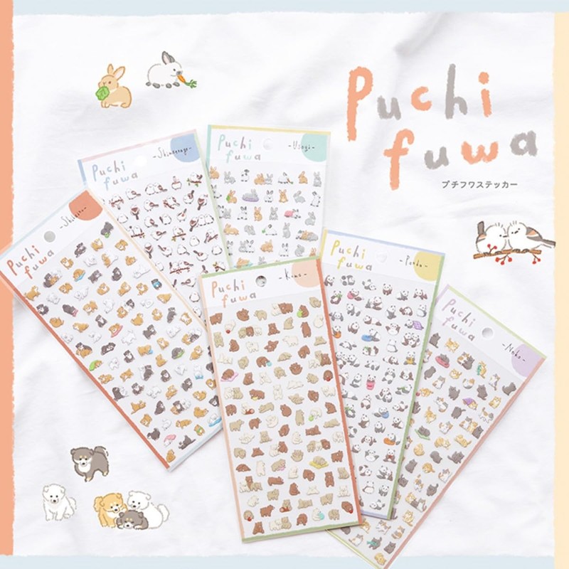 Petit Fuwa Sticker [Cat] Animal Cute 81878