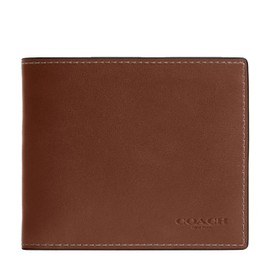 COACH Men's 3-in-1 Wallet Billfold, Redwood, One Size