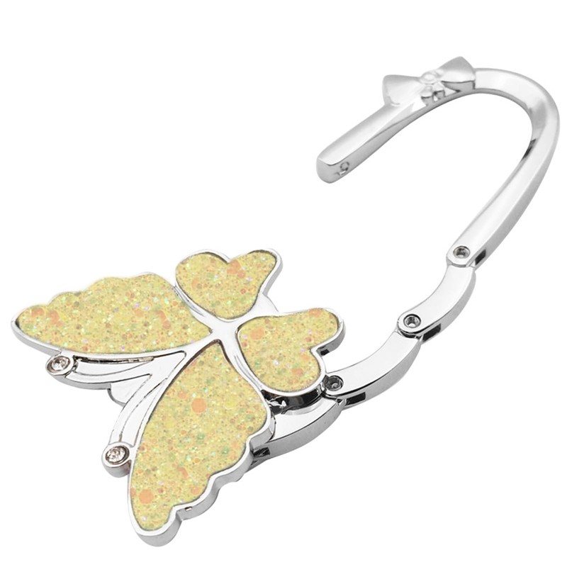 KUNHEHO Purse Hook for Table Butterfly and Cat Design Foldable