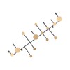 Wall Mounted Coat Rack Clothes Organizer Hooks Hanger for Hat
