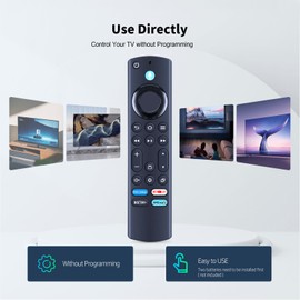 Snrigw Replacement Remote for Insignia/Alexa/Toshiba F50 Series 4K UHD Smart TVs Compatible with NS-70F501NA25 NS-75F501NA25 NS-85F501NA25 75A7NF 65A7NF 55A7NF 50A7NF 43A7NF