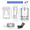 Long Term 240V 60A with-Fused A/C Disconnect Switch Professional Manufacture