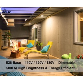 Vinaco PAR30 Long Neck Halogen 39W 120V (50W Equivalent), Long Lasting 6 Pack PAR30L Flood Light Bulb, PAR30 Dimmable, High Output 500LM with PAR 30 E26 Warm White 2800K Indoor Outdoor PAR30LN