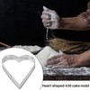 Set of 5 Heart Shape Cookie Cutter Set Valentine Cookie