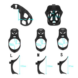 Men's Resin Rugby Protective Cage - Breathable & Comfortable - Three Sizes - A330 (Black, M)