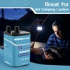 winbasic 6 Volt Lithium LiFePO4 Heavy Duty Lantern Battery,Rechargeable Lithium