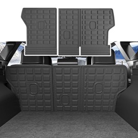 Xipoo Cargo Liner Compatible with 2022-2025 Tucson Backrest Mat TPE Material Trunk Mat Cargo Liner Replacement for 2022 2023 2024 2025 Tucson Accessories (Backrest Mat)