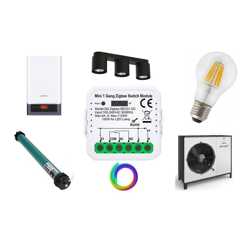 Sone Smart One ZigBee 3.0 Flush Mount Relay Potential Free