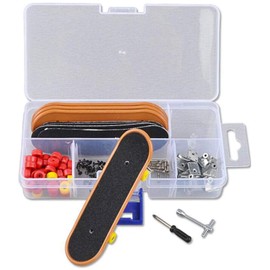 SAHENITEANA Patineta de Dedo de plástico Mini Patinaje de Dedos Juego de Mesa de Juguete patineta de Dedo