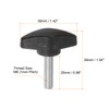 HARFINGTON 4pcs Tee Wing Knobs Thumb Screws M6 x 25mm