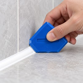 3-in-1 Silicone Caulking Tool Kit, 9-Piece Sealant Remover, Smoothing Scraper and Caulk Finisher Set for Grout and Floor Mould Removal