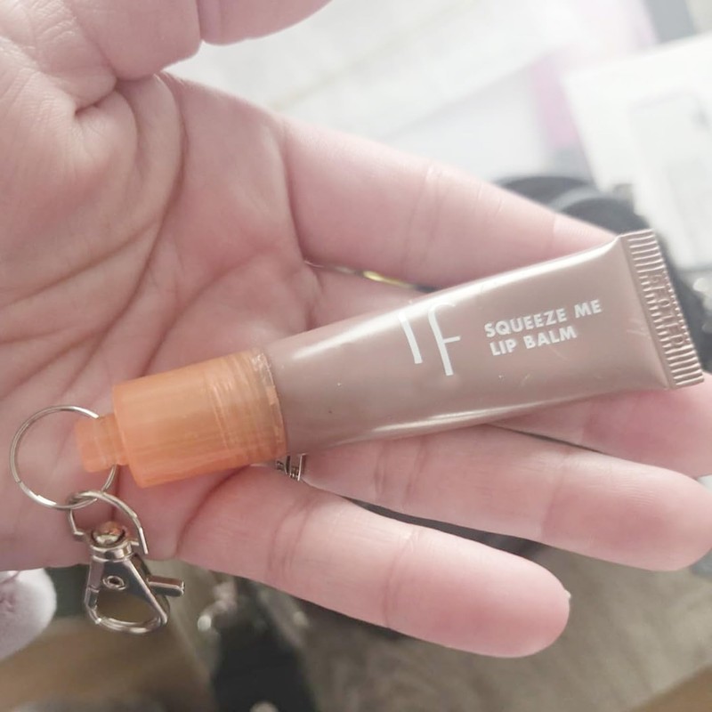 4 pcs Keychain Cap for e.l.f. Squeeze Me 0.21 oz