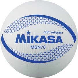 Mist Kyojin (mikasa) Color Soft Volleyball 78 cm Round White msn78 – W W Circumference 78 cm