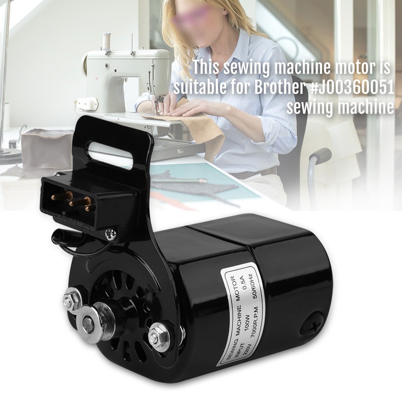 1Pcs 220V 100W Home Sewing Machine Motor 7000 RPM Kbracket