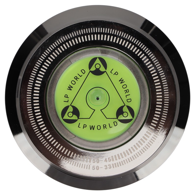 Record Weight Stablizer Aluminum Turntable Disc Clamp with Bubble Leveling