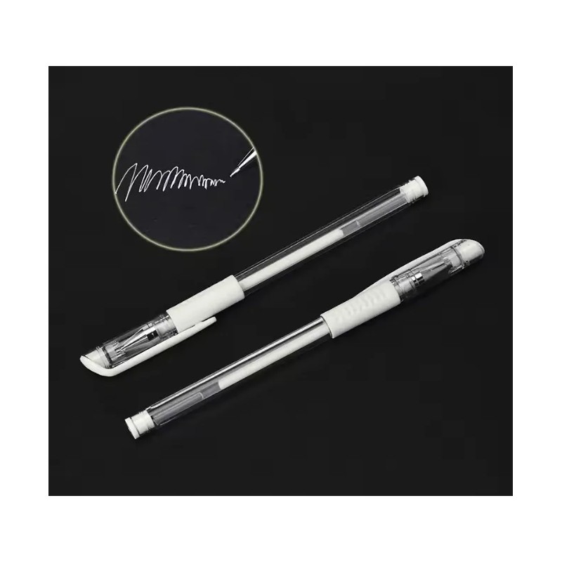 Plumón, Pluma Blanca Tatuaje, Microblading, Rotulador 2pz Blanco