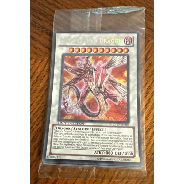 Majestic Red Dragon Tin Promo Sealed Yugioh CT07-EN001