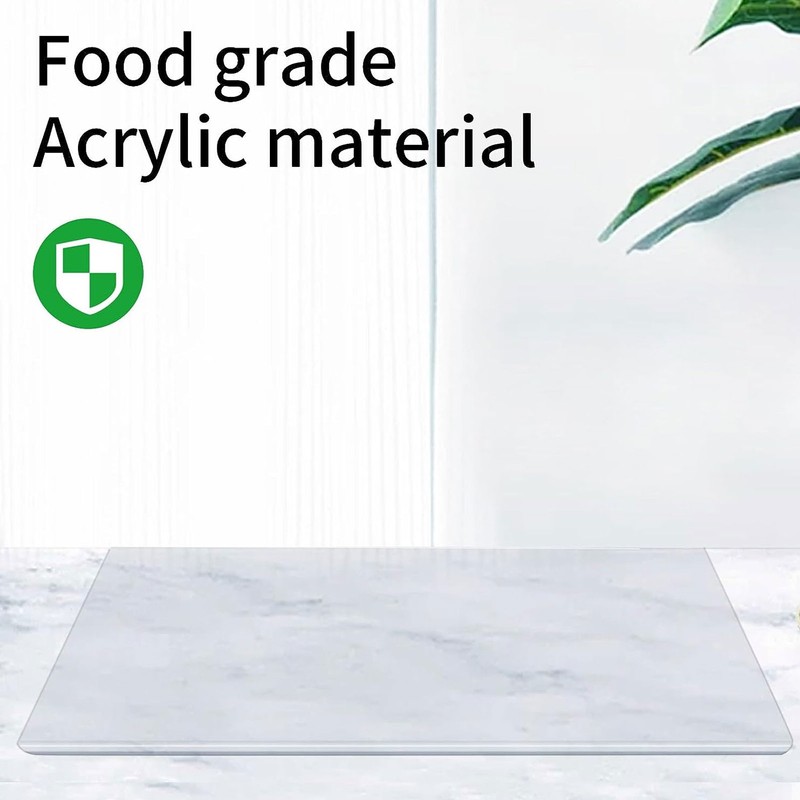 Acrylic Cutting Board Non Slip Clear Cutting Board with Counter