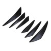 Areyourshop 6 pieces universal carbon fibre PP car/car front bumper