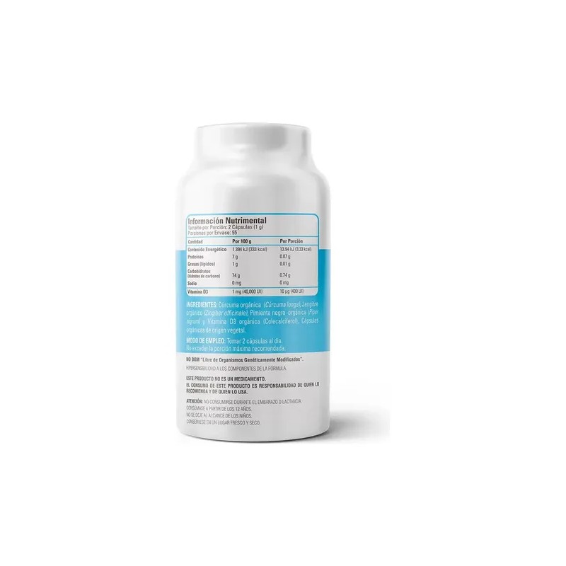 Organic Side Vitamina D3 110 Cápsulas Ctcf1