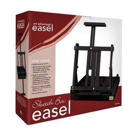 Art Advantage Black Sketch Box Tabel Easel