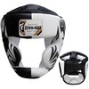 Farabi Sports Boxing Head Guard, Helmet prototector Gear Real Leather