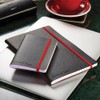 Black N' Red B5 Soft Cover Journal - Ruled with