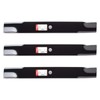 3PK Oregon 92-114 Blades for 72" John Deere M141669 M142514