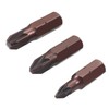 Utoolmart Pozidriv Screwdriver Bits, PZ1+PZ2+PZ3 Pozidriv Head Screw Driver Bit,