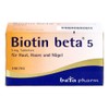 Biotin Beta 5 Pack of 100 Tablets (Pack 1841948
