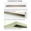 JARBIH 5Pack 1M/3.3ft Ultra-Thin Led Aluminum Profile, 45° Oblique Lighting