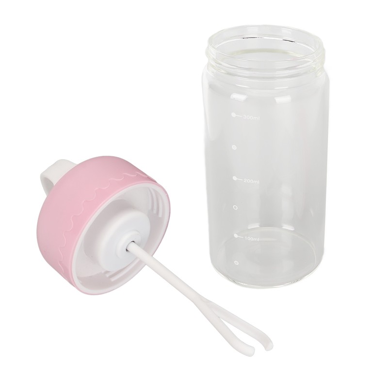 Protein Shaker Bottle Y Shape Stirrer Portable Handle Heatproof HBG