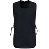MISEMIYA KX-3301 Unisex Apron Cleaning Sanitary, Black 68.