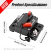 Saihisday 12V- 48V DC Circuit Breaker for Boat Trolling with
