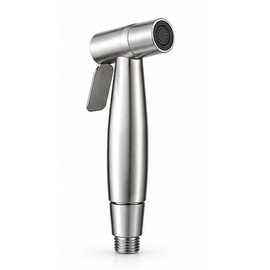 Handheld Bidet Sprayer for Toilet - Stainless Steel Spray Gun with Adjustable Pressure, Hose and Wall Mount