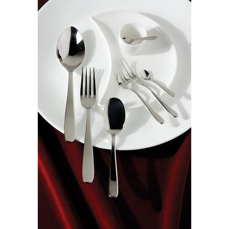 Fortessa Grand City 18/10 Stainless Steel Flatware Grapefruit Spoons, Set