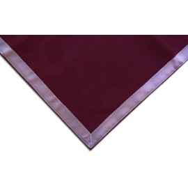 Baron Barclay Deluxe Suede Round Table Cover - 54" - Burgundy