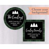 Plaid Christmas Address Stickers, Christmas Tree Return Address Labels (#439-1-WH)