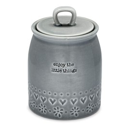 Cooksmart Ceramic Airtight Storage Jars | Storage Jars & Canisters Perfect For Pasta Storage & Rice Storage | Storage Jars With Lids For All Type Of Foods - Purity